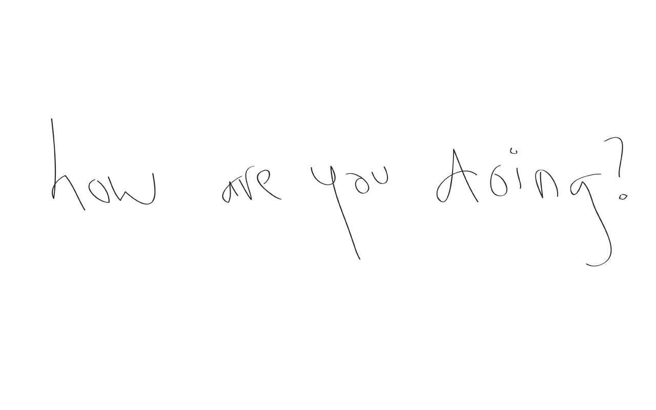 how are you doing