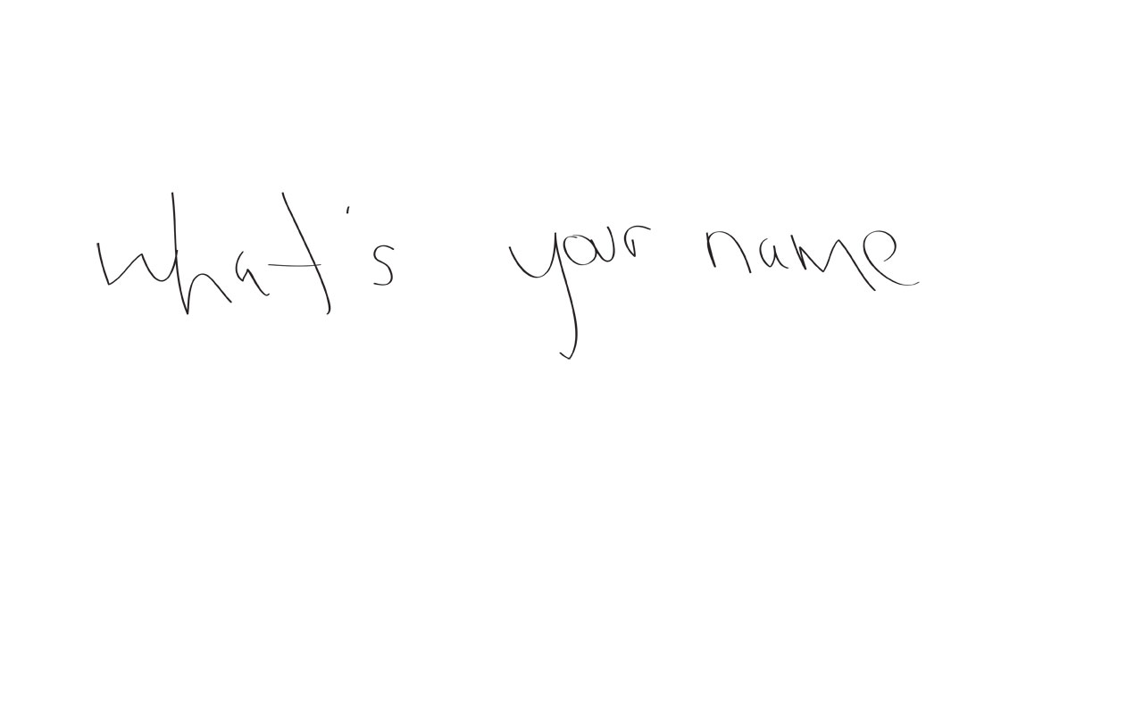 what's your name
